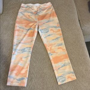 Colorful Abstract Crop Leggings
